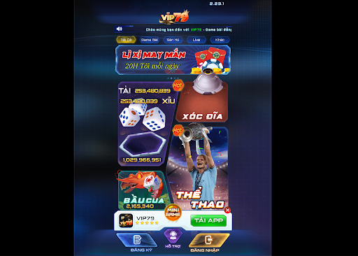 Khám phá sơ lược về cổng game Vip79